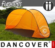 Tente de camping, FlashTents®, 2 personnes, Orange/Gris foncé